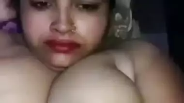 Super busty Indian wife tiny pussy show