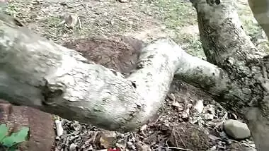 Risky Public Sex With Sister In law outdoors in the forest