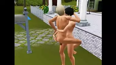 Woman really wants sex from her lover right in the local bar | Porno game