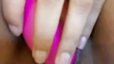 Horny Dirty snow ball masturbating with Vibrator in her pussy
