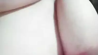 Desi Muslim unsatisfied wife showing big and long boobs