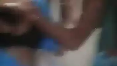 Drunk husband sucks his wife’s boobs in front of his friend