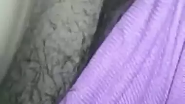 Guy films Desi girlfriend's sex snatch and spreads her XXX pussy lips