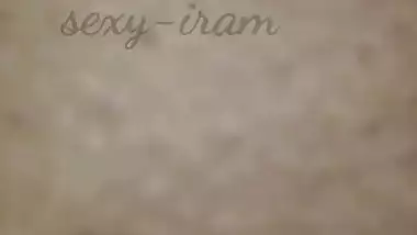 Cuckold hubby licking his whore wife iram's pussy