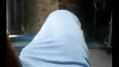 Punjabi Village Bhabhi outdoor sex with devar on rooftop