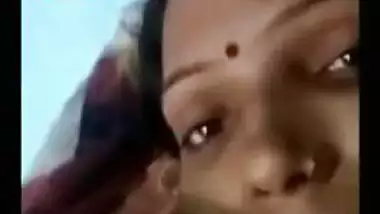 Village lady exposing nipple