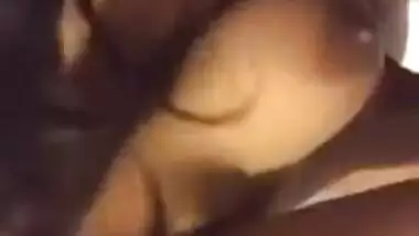 Indian babe has XXX sized boobs that she hides first but then exposes