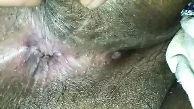 Desi Indian Son plays with mom’s ass and pussy in