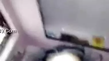 Arousing Desi mom sits on floor and denudes snatch under the dress