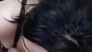 Hot Pakistani housewife sucking dick of her husband’s friend