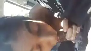 Claire fucks Vance's Big Black Cock with her mouth on a long ride