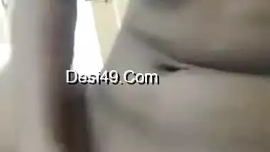 Today Exclusive- Sexy Desi Girl Showing Her Boobs And Pussy Part 1