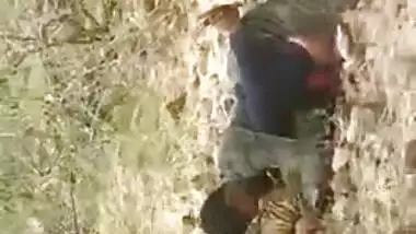 Village Desi XXX girl gets fucked in open by local guy MMS