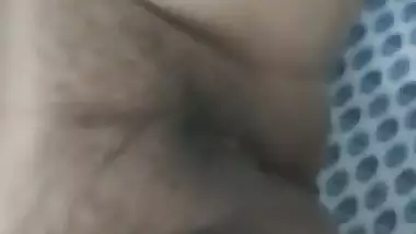 Desi guy making video of naked pussy of neighbor young Bhabhi