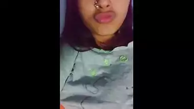 Excited large boobs desi teen gal will tease and seduce you!
