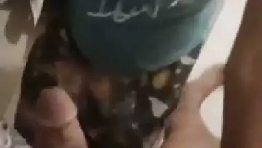 South Indian lady sucks a dick like a piece of chocolate