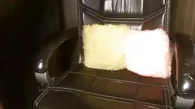 Round boobs Indian girl fingering hairy pussy