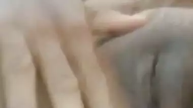 Telugu wife showing her boobs and pussy