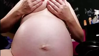 Pregnant Step-mom JOI step son