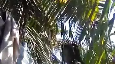 Today Exclusive- Cute Lankan Girl Showing Her Nude Body And Outdoor Bathing Part 7