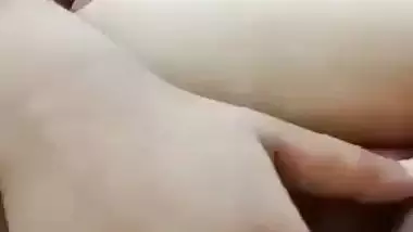 Chubby wife desi fingering pussy in nude