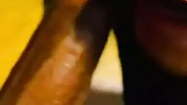 Indian Girlfriend Sucking dick Swallowing cum and taking backshots in doggy - thatchickinsaree