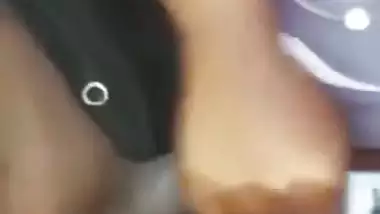 Tamil wife hairy pussy drilling with big dick of husband