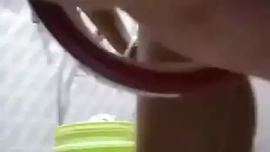 Bengali boudi stripping nighty and showing huge boobs