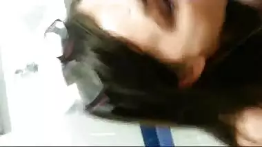 College Girl’s hardcore doggy style sex in the toilet