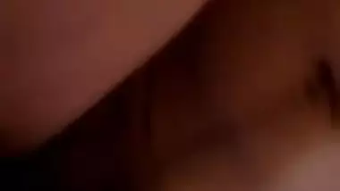 Cute looking girl fucked hard on bed