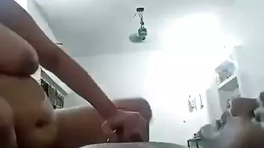 Big boob desi aunty sex MMS with her servant