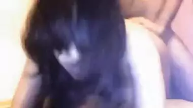 Sameera bhabhi playing with her boobs, laying...