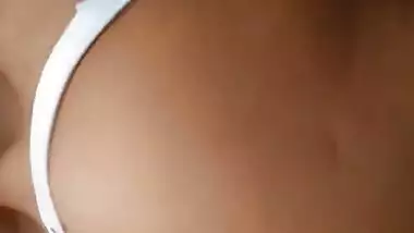 Today Exclusive -sexy Desi Girl Showing Her Boobs And Pussy
