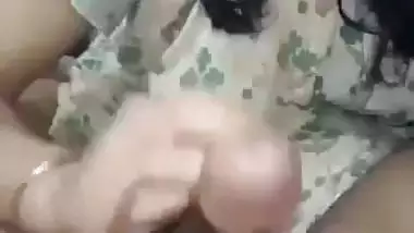 Village girl gives an Indian blowjob to her young uncle