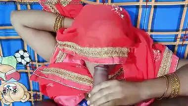 Pretty Bhabhi in XXX sari penetrated with hard Desi penis at home