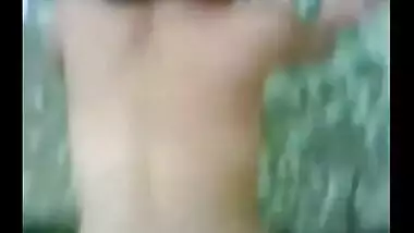 Sexy School girl outdoor sex with bf