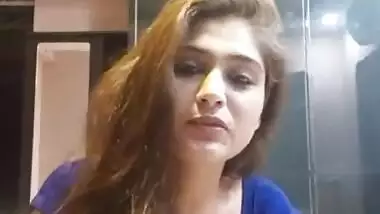 Hiral Radadiya Sedusing Hot videos in Blue dress