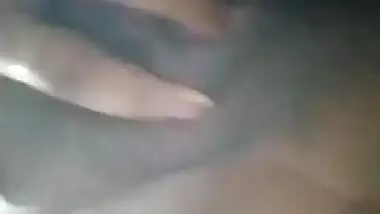 Cute Bengali wife showing her dark pussy on cam
