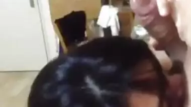 Sexy Indian girl sucking dick of her boss