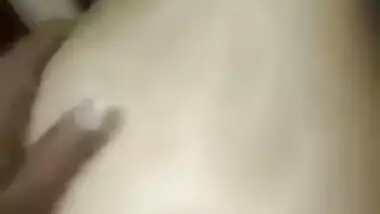 Boy makes an amateur MMS video of fucking the Desi charmer's XXX hole