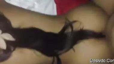 Cute girl fucking sleping back