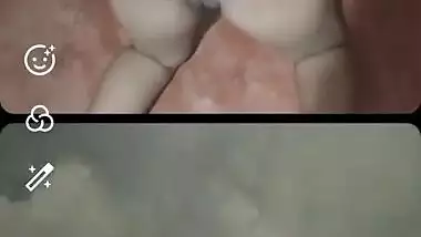 Hot Couple Video Call Sex: Boyfie Pisses So Much Before Cumming Watching My Creamy Pussy And Ass