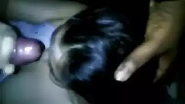 Indian cutie giving head POV
