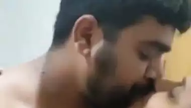 Indian sex MMS of a romantic couple fucking