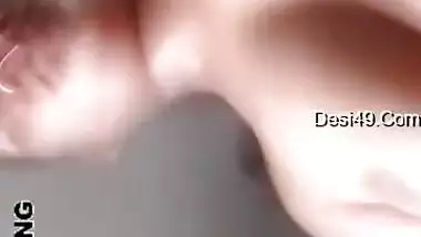 Today Exclusive- Desi Girl Showing Her Boobs And Pussy