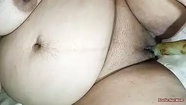 After watching xxx porn bhabi starts fingering and using dildo for pussy treatment