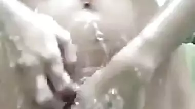 Roomie hopes to enjoy porn fun with Desi girl after she takes a shower