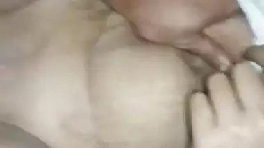 Desi wife shaved pussy fucking at midnight