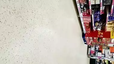 Candid Desi housewife white pants vpl pt2