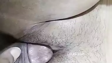 Masked Indian slut blindfold blowjob and hot sex